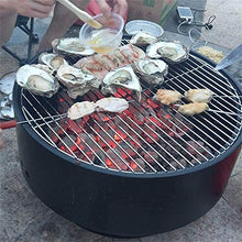 DIY BBQ Grill Round Charcoal Stove Outdoor Bacon Portable Barbecue Grills, Has Excellent Heat Dissipation, Prevents Rust