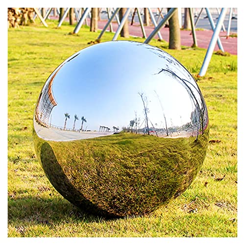 LXLIGHTS RT-OSXE Reflective Garden Gazing Balls, 1mm Thick Mirror Polished Hollow Seamless Ball for Reflection Beautiful View Christmas Decorations, Pond Floating Globe, 20 Sizes