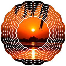 CALCA 10 Inch Sublimation Blank 3D Wind Spinner Stainless Steel Windspinner Sublimation Customized DIY, 24 Pack