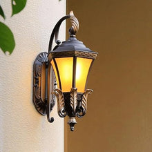 MVUYO Vintage Outdoor Wall Sconces Fixtures, European Style Waterproof Lights Garden Glass Lamps for Garage Front Porch Patio E26/E27 Socket