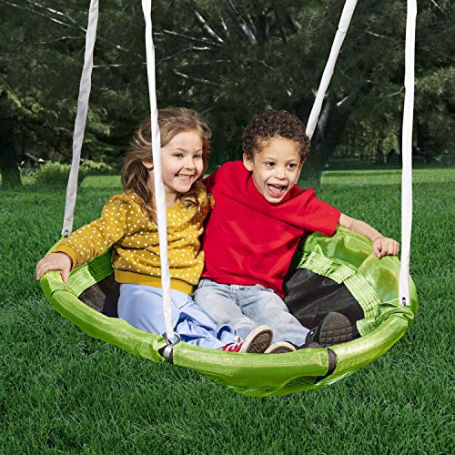 XDP RECREATION Surf N Swing 5 Station Kids Play Set Green Super Disc Swing