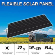 KZZAAO 800 Watt Solar Panel Kit, with Inverter & Charge Controller(40A) 2Pcs 400 Watt Flexible Monocrystalline Solar Panel Kit