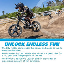 STACYC Brushless 18eDRIVE Launch Edition Electric Balance Bike White/Black