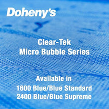 Doheny's Clear-Tek Micro Bubble Solar Pool Cover for Above Ground Swimming Pools | Increase Solar Energy Absorption, Retain Heat, Reduce Evaporation, Reduce Heat Loss & Save, 33 ft Round Blue 1600