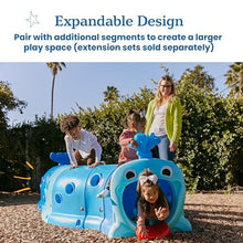 ECR4Kids Willow Climb-N-Crawl Whale Play Structure Jumbo Blue