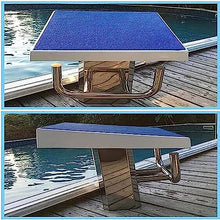 Duty Pool Diving Board, Pool Diving Boards,304 Stainless Steel Non-Slip Surface, with Stainless Steel Base, for Competition,Indoor Outdoor Pool Diving Board,A