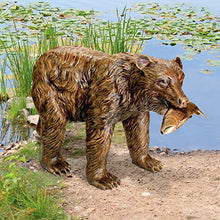 Design Toscano Fisherman Bear Cast Bronze Garden Statue Bronze