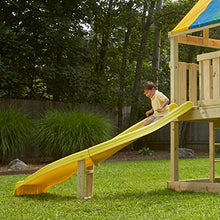 Swing-N-Slide Curved Plastic Slide with Safety Handles Yellow