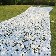 Camouflage Shade Net for Garden and Outdoor Sail for Patio Awning Pergola Blinds Breathable and Durable Perfect for Military Decoration and Themed Parties (White 8x8m)