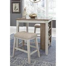 FURUIM2024M Dining Table 3 Piece Counter Height Dining Set Includes Table and 2 Barstools Table and Chairs Dining