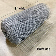 Sandbaggy Turtle & Tortoise Fence - 3 ft x 100 ft Galvanized Welded Wire Mesh Fencing (10 Rolls)