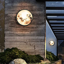 Porch & Patio Lights Outdoor Moon LED Wall Light Romantic Moon Atmosphere Lamp Creative Modern Moon Porch Wall Sconces Wall Mount Light Fixtures for Exterior Villa Hotel Lantern ( Size : 100*5cm )
