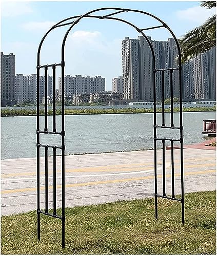 GFSGHZZ Outdoor Wedding Party Decoration with Metal Pavilion Rose Trellis Supported By Various Climbing Plants Rustic Charm,A-W210Xh240M