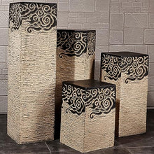 ARCVOX Xiangyun Pedestal Column Plant Stand, Yard Porch Columns & Pillars, Asian House Decor Antique Stone Finish, Traditional Pillar Statue Sculpture (Size : Size XL)