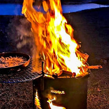 Fire Pit Outdoor Fire Pit Patio Furniture Cast Iron Basin Bonfire Brazier Heating Stove Furnace Garden Courtyard BBQ Grill