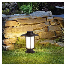 ALDEPO Courtyard Light Column Waterproof Outdoor Pillar Light Fence Courtyard Landscape Lighting Fixture Street Community Patio Garden Lantern