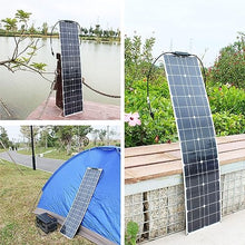 400W Portable Bendable Solar Panel Battery Charger Kit 2X200watt Monocrystalline PV Module for Car RV Marine Boat Caravan