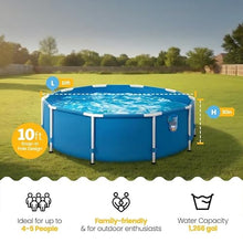 10ft x 30in Outdoor Activity Round Frame Above Ground Swimming Pool Set