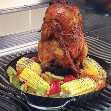 AFPSDLFJDLS Barbecue Grilling Baking Pans Non-stick Chicken Roaster Rack with Bowl Turkey Baking Bbq Accessories Tools