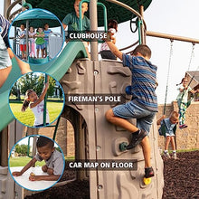 Lifetime Adventure Tower Deluxe Swing Set Playset Earthtone