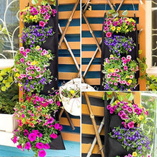 BBYYDS Vertical Hanging Garden Planter Flower Pots Layout Wall Mount Flowerpot Bag Indoor Outdoor Use Decor