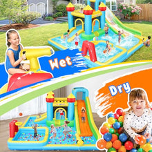 AKEYDIY Inflatable Bounce House Water Slide Bright Color