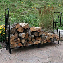 LFSDFJ Firewood Rack Indoor Firewood Rack Large Wide Firewood Rack Fireplace Tool Rack Indoor Outdoor Firewood Rack Storage Rack for Firewood Kindling and Hearth Logs Fireplace Log Holder