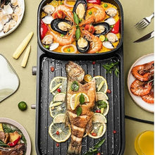 Non-stick Electric Grill Household Hot Pot Multi Cooker Machine Barbecue Maker