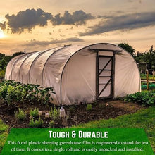 Farm Plastic Supply 4 Year Clear 6 mil Greenhouse Plastic Sheeting - Polyethylene Transparent Greenhouse Film (60' x 100')