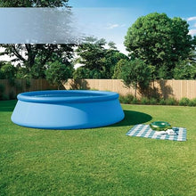 18ft x 48in Round Above Ground Pool Set with Cleaning Maintenance Kit