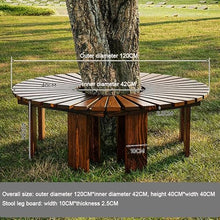 Outdoor Courtyard Bench - Wooden Curved Round Park Bench for Outdoor Furniture, Solid Wood Slatted Seat Fan-Shaped Garden Tree Bench