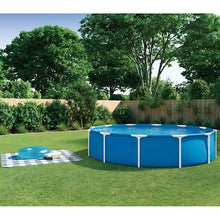 12ft x 30in Metal Frame Above Ground Swimming Pool Set with Filter Pump