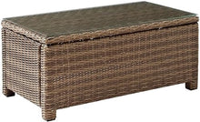 Crosley Furniture Bradenton 5-Piece Outdoor Sofa Set Brown with Sand Cushions