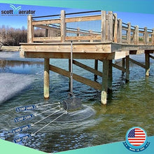 Scott Aerator Slinger De-Icer for Lakes & Ponds 1/3 HP 230V Stainless Steel