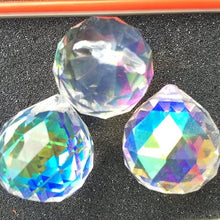 JUIYU Garden Suncatchers 108pcs/lot 30mm Clear AB Crystal Chandelier Hanging Part Handmade Pendant Necklaces