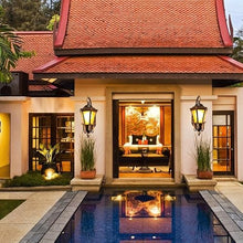 MVUYO Vintage Outdoor Wall Sconces Fixtures, European Style Waterproof Lights Garden Glass Lamps for Garage Front Porch Patio E26/E27 Socket