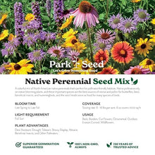 Park Seed Grow Your Own Vibrant Perennial Wildflower Garden Seeds Mixture, Easy to Grow Varieties for Pollinators and Spring Gardens - Native Perennial Mix, 5 lbs