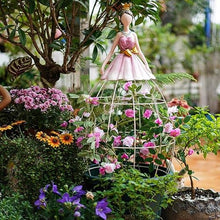 Metal Iron Garden Bracket, Heavy Duty Strong Plant Cage for Roses, Climbing Plants Support Structure Garden Decoration (Green-Style 3