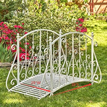 Zaer Ltd. Metal Garden Bridge Paris-1968 Cobalt Blue