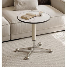 CHmrfvqtus Couch Side Table Movable Rock Slab Side Table Living Room Creative Multifunctional Lifting Small Round
