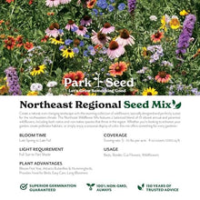 Park Seed Grow Your Own Vibrant Annual and Perennial Wildflower Garden Seeds Mixture, Easy to Grow Varieties for Pollinators and Spring Gardens - Northeast Regional Mix, 10 lbs