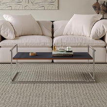 Chicken Couch End Table Coffee Table Nordic Style Retro Stainless Steel Sofa Side Table Multifunctional Low Table Desk Corner Tables for Living Room(B)