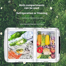 AWMGPDDBTO Mini Fridge 50L Compressor Car Fridge