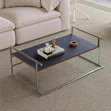 Chicken Couch End Table Coffee Table Nordic Style Retro Stainless Steel Sofa Side Table Multifunctional Low Table Desk Corner Tables for Living Room(B)