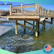 Scott Aerator Slinger De-Icer for Lakes & Ponds 3/4 HP 115V Stainless Steel