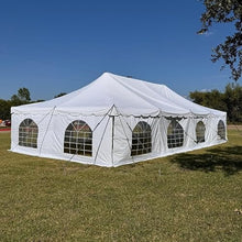 DELTA 40'x20' PVC Fire Retardant Heavy Duty Party Tent White