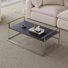 Chicken Couch End Table Coffee Table Nordic Style Retro Stainless Steel Sofa Side Table Multifunctional Low Table Desk Corner Tables for Living Room(B)