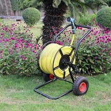 LXXW Hose Reel Cart Garden hose reel cart, double wheel design, hose rack cart for planting, irrigation, car washing For Garden Hoses