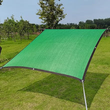 HQQMNY Awning with Eyelets, 90% Shading Rate Shade Net, Sun Net, Shade Net, Garden Umbrella, Privacy Screen for Garden, Plants, Greenhouse(Green,13m x 16m)