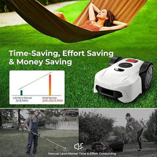 No Boundary Wire Robotic Lawn Mower for a Perfectly maintained Lawn. Easy Setup and installationRTK+Vision Mapping, AI Obstacle Avoidance, UP to 0.78 Acre, APP Control